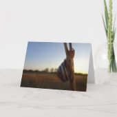 Carte Escargot sur une tige (Devant)