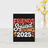 Carte Escouade Amis Donnant 2025 Automne Automne Tombe R (Fleur jaune)