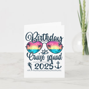 Carte Escouade de croisières Anniversaire 2025 Croisière