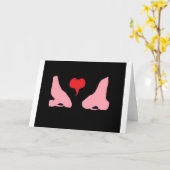 Carte Eskimo Kiss (Fleur jaune)