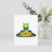 Carte Espace Alien Floral (Debout devant)