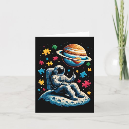 Carte Espace de Sensibilisation sur l'autisme de l'astro (Devant)