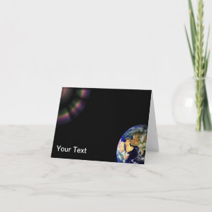 Carte Espace du globe terrestre