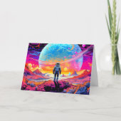 Carte Espace et au-delà | Joyeux anniversaire (Devant)