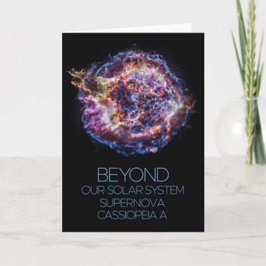 Carte Espace Extérieur, Cosmos, Supernova Cassiopeia A (Devant)