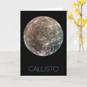 Carte Espace Extérieur, Cosmos, Système Solaire, Moon Ca (Fleur jaune)