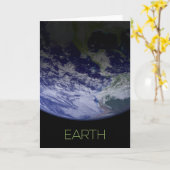 Carte Espace Extérieur, Cosmos, Système Solaire, Planète (Fleur jaune)