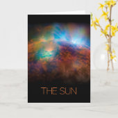 Carte Espace Extérieur, Galaxie, Système Solaire, Étoile (Fleur jaune)