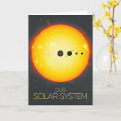Carte Espace extra-atmosphérique, Système solaire, Solei (Fleur jaune)