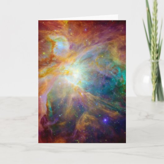 Carte Espace Spitzer de la bulle d'orion Nebula (Devant)