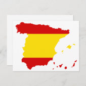 CARTE ESPAGNE (Devant / Derrière)