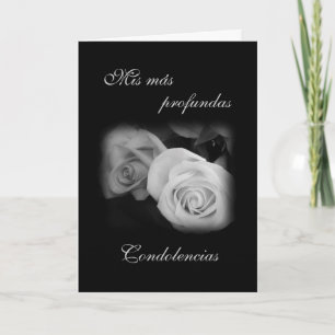 Carte Espagne Black & white rose