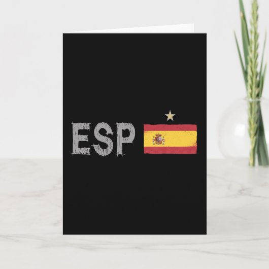 Carte Espagne Football Fan Chemise Espagnole Drapeau (Devant)