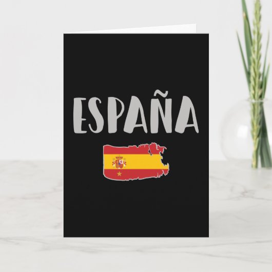 Carte Espagne Football Fan Shirt Drapeau (Devant)