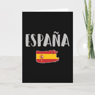 Carte Espagne Football Fan Shirt Drapeau