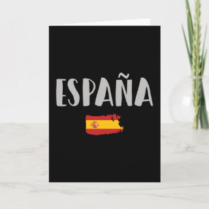 Carte Espagne Football Fan Shirt Drapeau