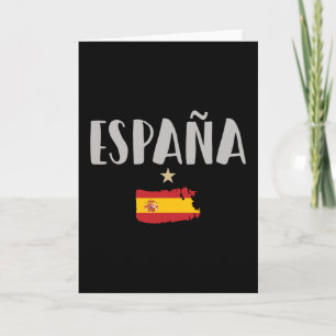 Carte Espagne Football Fan Shirt Drapeau
