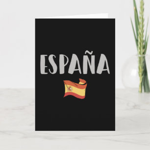 Carte Espagne Football Fan Shirt Drapeau