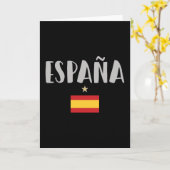 Carte Espagne Football Fan Shirt Drapeau (Fleur jaune)