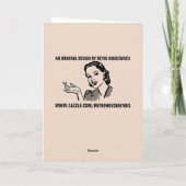 CARTE ESPAGNEZ MON FOND ET NOUS NOURRIR SUSHI RETRO FEMM (Dos)