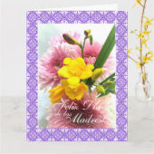 Carte Espagnol : Diamètre de las madres LG (Fleur jaune)