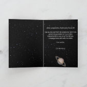 Carte Espagnol Explorer astronaute garçon Anniversaire (Intérieur)