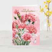 Carte Espagnol Feliz Cumpleanos (Fleur jaune)