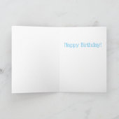 Carte Espagnol : Feliz Cumpleaños - Anniversaire (Intérieur)