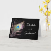 Carte Espagnol : Graduacion/obtention du diplôme (Fleur jaune)