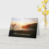 Carte Espagnol : mi mas sentido pesame /Sympathy (Fleur jaune)