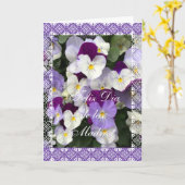 Carte Espagnol : Mother's day / Dia de las madres (Fleur jaune)