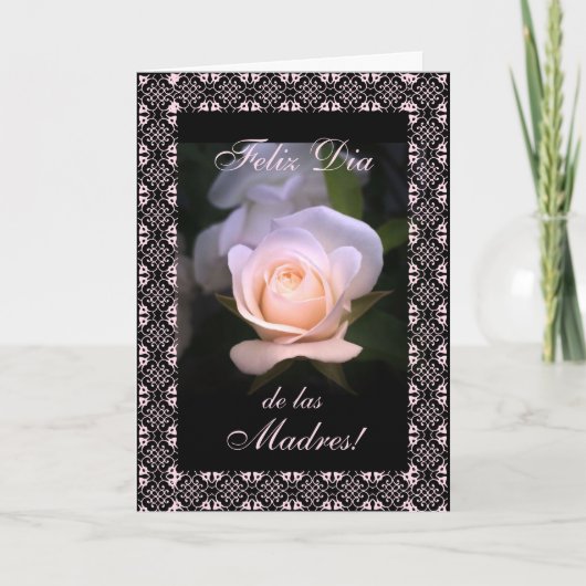 Carte Espagnol : Mother's day / Dia de las madres (Devant)