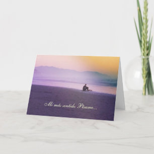 Carte Espagnol : Pésame/sympathie de Sentido