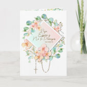 Carte Espagnol Priez l'espoir ne vous inquiétez pas Padr (Devant)