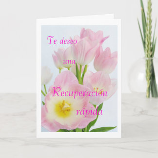 Carte Espagnol : Recuperación / Allez bien