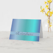 Carte espagnole de bleu d'océan de gradient de (Fleur jaune)