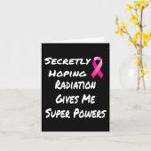 Carte Espérer Que La Radiation Me Donne Une Super Puissa (Fleur jaune)