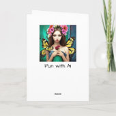 Carte Espérer que tout va bien avec toi (Dos)