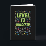 Carte ESPÉREZ QUE VOTRE 12e NIVEAU D'ANNIVERSAIRE EST DÉ<br><div class="desc">MERCI D'AVOIR ARRÊTÉ PRÈS D'UN DE MES HUIT MAGASINS ! ! GRAND POUR LE "VIDEO GAME BUFF"</div>