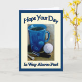 Carte Espérez que votre jour est manière au-dessus de (Fleur jaune)