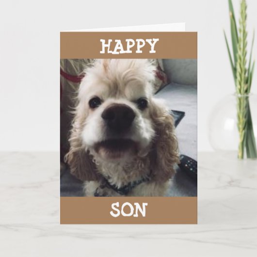 CARTE ESPÉRONS QUE C'EST LE MEILLEUR ANNIVERSAIRE JAMAIS (Devant)