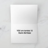 Carte ESPÉRONS VOUS SOUHAITER UN HEUREUX*14ème* ANNIVERS (Intérieur)