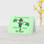 Carte Espion drôle de lutin (Fleur jaune)