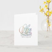 Carte Espoir (Fleur jaune)