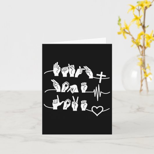 Carte Espoir Amour - Religion Chrétienne Battement de co (Fleur jaune)