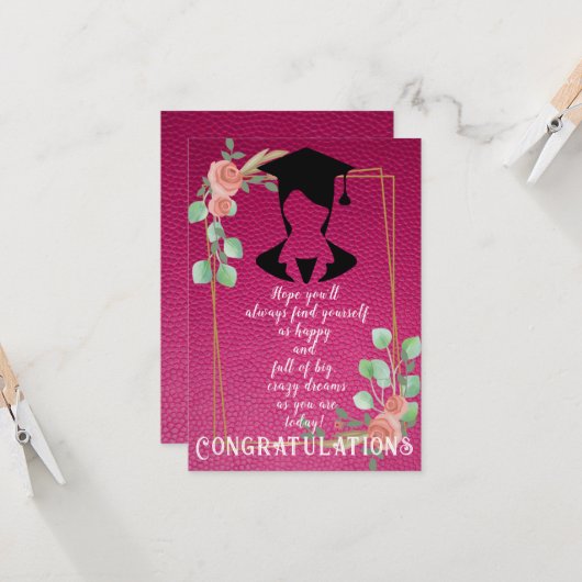 Carte Espoir Avec Graduation (Devant/Arrière en situation)