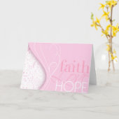 Carte Espoir d'amour de foi (Fleur jaune)