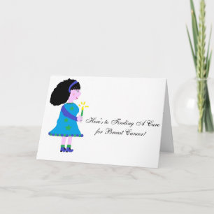 Carte Espoir dans le cancer du sein de combat