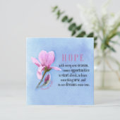 Carte Espoir florissant (Debout devant)