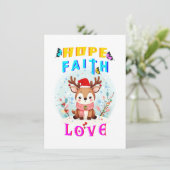 Carte Espoir Foi Amour (Debout devant)